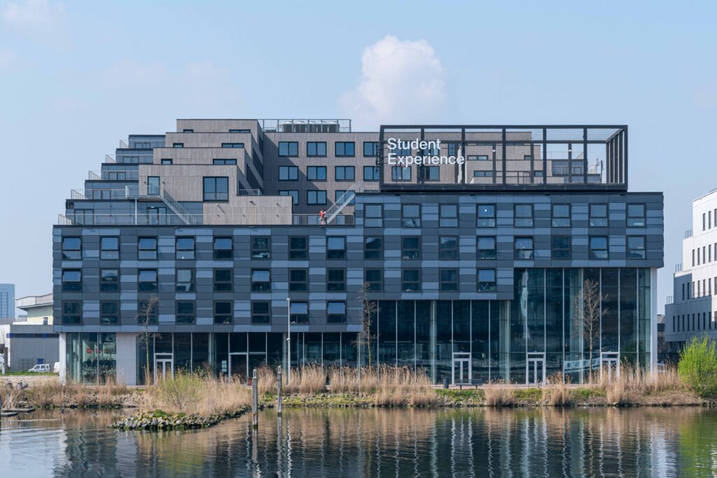 The Minervahaven student housing in Amsterdam